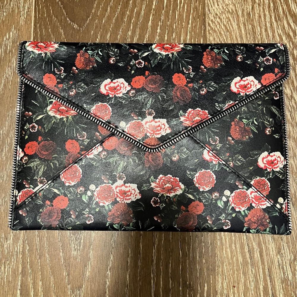 Rebecca Minkoff floral clutch